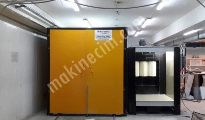 Eletrostatik Powder Paint System Gun and Plant Box Type Oven