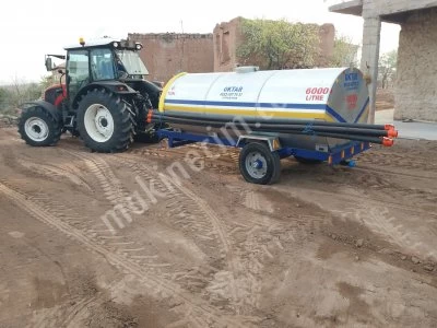 Santrifüj Pompalı Su Tanker Galvaniz Paslanmaz 6 Ton 6000 Litre