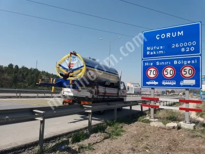 Santrifüj Pompalı Su Tanker Galvaniz Paslanmaz 6 Ton 6000 Litre