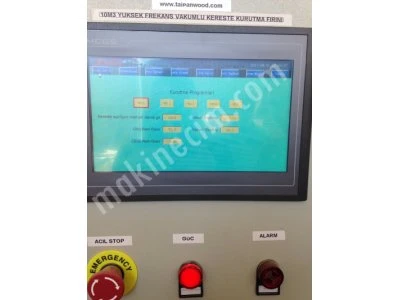20M3 Radyo Frekans (Yüksek Frekans) Vakumlu Kereste Kurutma Fırını