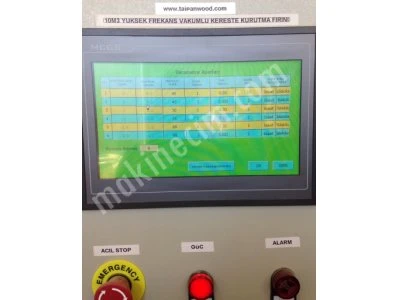 20M3 Radyo Frekans (Yüksek Frekans) Vakumlu Kereste Kurutma Fırını