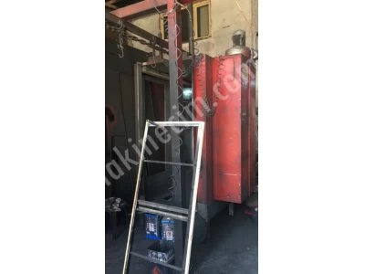 Conveyor powder coating plant