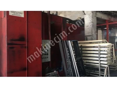 Conveyor powder coating plant