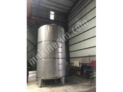 Paslanmaz 50 Tonluk Tanklar Krom Çelik