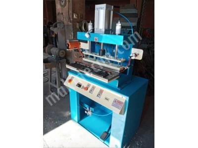 Araç Plakalık Yaldız Varak Baskı Makinesi Arma Üzerine Baskı Makinesi Marka Baskı Makinesi