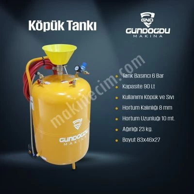 90 Litre Köpük Tankı