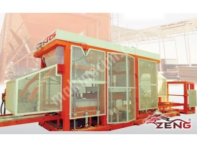 Parke Taşı Üretim Press Makinesi - 10 Lu Briket 25 Li - Z-Pbm 1025