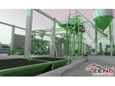 Bims Blok Ve Parke Taşı Briket Üretim Makinesi - Z-Pbm 820