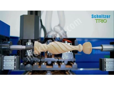 Schnitzer Trio 3 Eksen 3 Üniteli Ağaç Torna Makine