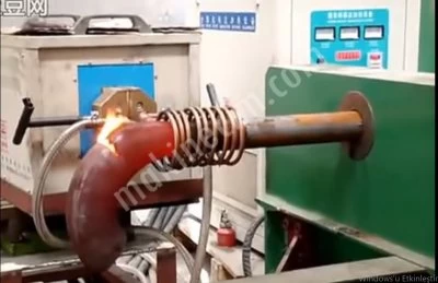İndüksiyonla Patent Dirsek Yapma Makinası
