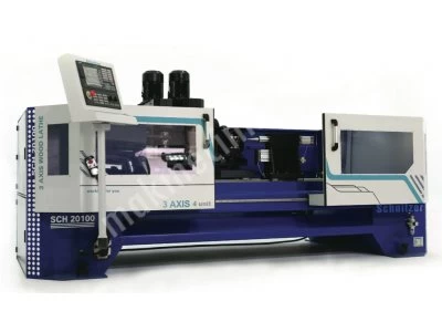 Schnitzer 3 Eksen'li 4 Ünite'li Cnc Ağaç Torna Makinesi