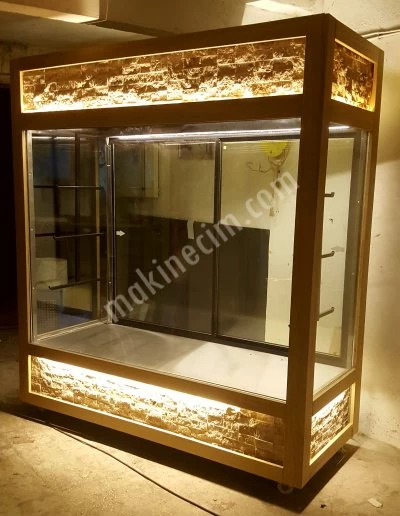 NATURAL STONE COATED FLOWER SHOWCASE