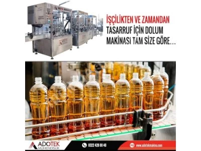 Kavanoz Reçel Dolum,Kapaklama ve Etiketleme Makinası
