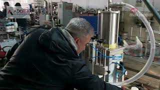 Yarı Otomatik Tek Nozul  Manuel Dolum Makinası El İle Çalışan