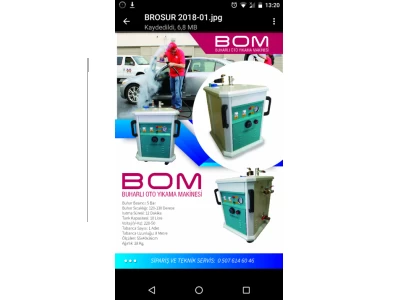 Buharlı Oto Yıkama Makinaları