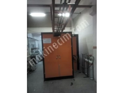 Electrostatic Powder Coating Oven With Conveyor + Gun