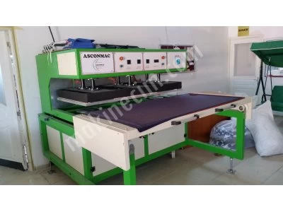 Satıldııııı..Hidrolik Sıcak Baskı Pres İ 75X150 Cm Lik Transfer Baski Presi-Taş Baskı Presi