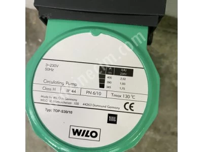 Cırculatıon Pumps Wılo 30/10 Serıes Recognıtıon Pump