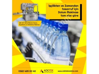 Fıllıng Machıne Rotary System Wıth Bottle Cappıng Labelıng