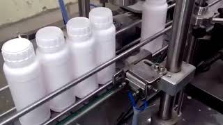 Liquid Fertilizer Filling Cap Covering Labeling Machine