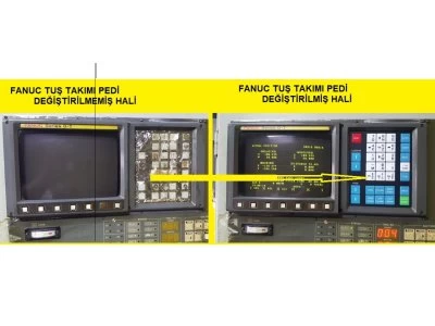 Cnc Torna Fanuc Tuş Takımı Pedi
