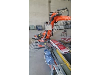 Kraft Torba Paletleme Robot U Torba Istifleme Robot U