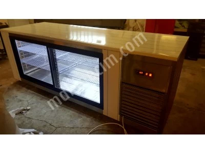 Copper Coated Kebab Display Cabinet