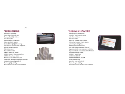 Otomatik Streç Sarım Makinası Asr 1200-Xl