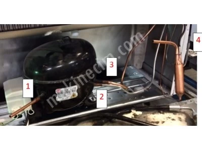 Kompresör Bakır Bağlantıları İndüksiyonla Lehimleme Makinası
