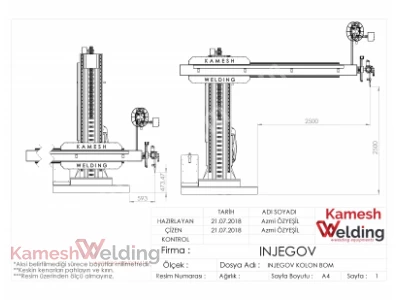 Column Boom (Tanker Welding)