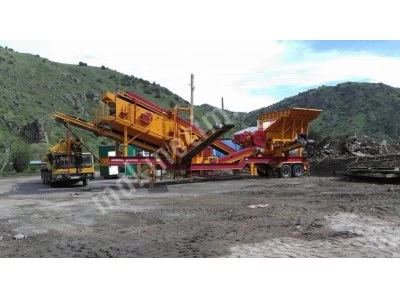 General 640 Mobıle Closed Cırcuıt Breakıng and Screenıng Plant Wıth Jaw Crusher