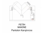 Pantolon ( V ) Toz Karıştırcısı Paslanmaz