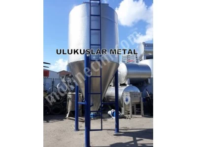Paslanmaz Silo Tank İmalatı İstenilen Ebat ve Ölçüde Konik Tank Un Silosu