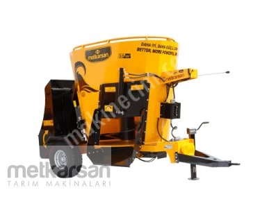 Elektrikli Dik Yem Karma Makinesi - 3M³