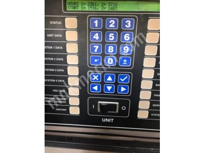 Satılık 2.El 850 Kw= 650.000 Kcal/H York Vsd İnvertörlü Vidalı Kompresörlü Chiller