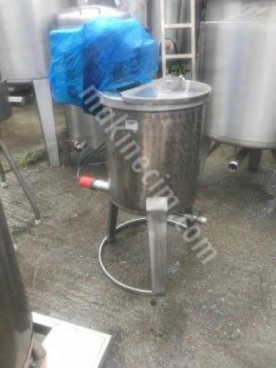 70 Litre Karıştırıcı Paslanmaz Isıtıcılı Kazan Mikser