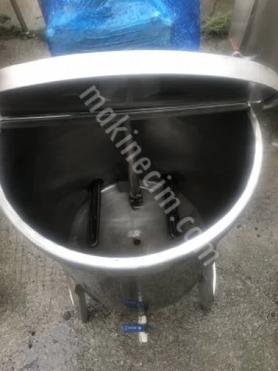 70 Litre Karıştırıcı Paslanmaz Isıtıcılı Kazan Mikser