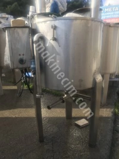 150 Litre Karıştırıcı Isıtıcılı Rezisdanslı Paslanmaz Mikser Sıvı Malzeme