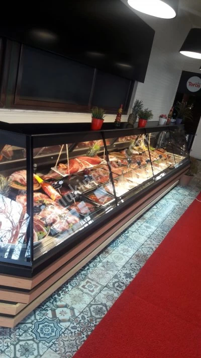 Square Steak Cabinet / L Type Meat Cabinet