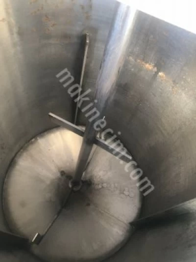2 Tonluk Loadcell Li Aktarma Pompalı 316 Kalite Gıda Mikseri Karıştırıcı