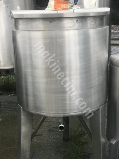 500 Litre Cidarlı Isıtıcı Karıştırıcı Makine (Acil)
