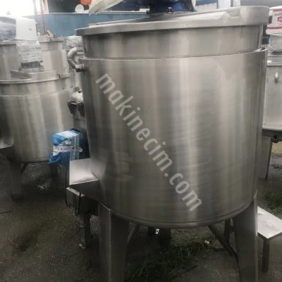 500 Litre Cidarlı Isıtıcı Karıştırıcı Makine (Acil)