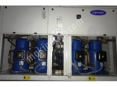 For Sale 2. Hand 208 Kw= 180.000 Kcal/h Average 350 Hours Used CARRIER Chiller Cooling Group