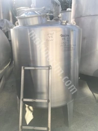 316 Kalite Paslanmaz Karıştırıcı Mikser Üretim 1 Tonluk Cidarlı