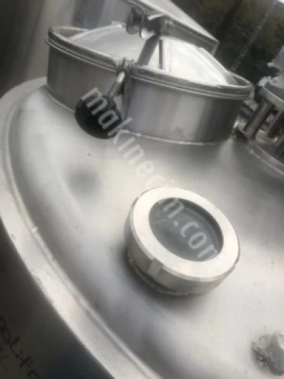 316 Kalite Paslanmaz Karıştırıcı Mikser Üretim 1 Tonluk Cidarlı