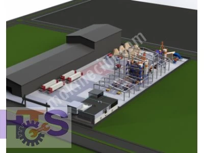 Rotary Type Cement Gypsum Construction Chemicals Packaging