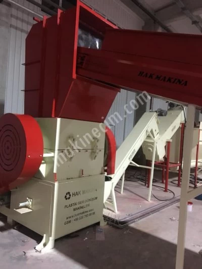 Plastic Crushing Washing Line 800-1000 Kg Capacity
