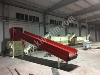 Plastic Crushing Washing Line 800-1000 Kg Capacity