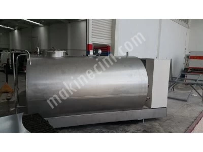 6 Tons Horızontal Mılk Coolıng Tank-Automatıc-Washer-Scale