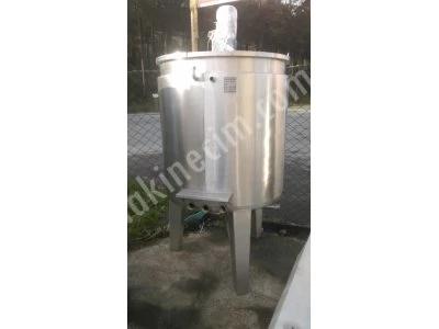 Cidarlı Karıştırıcı Kazan 1 Tonluk Mikser Paslanmaz